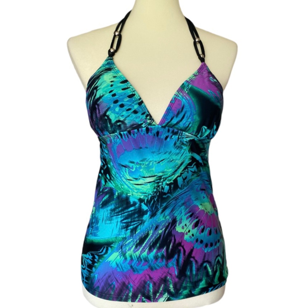 🧜‍♀️2 x HOST PICK🧜‍♀️ Mudd Halter Tankini Swim Top
